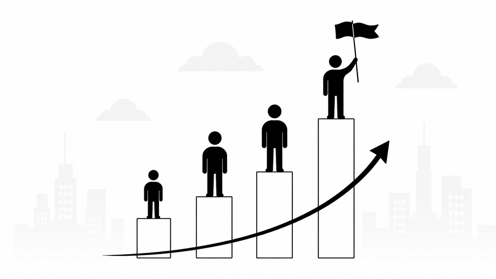 Career growth illustration